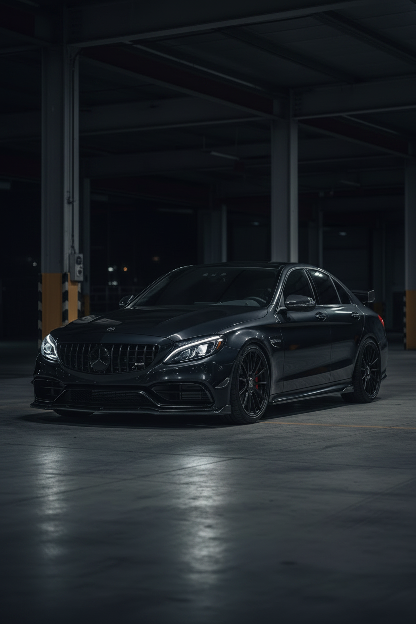 Mercedes-AMG C63 S - Zoomed